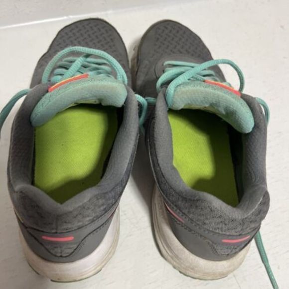 WOMEN'S NIKE AIR RELENTLESS 4 Aeroply Running Shoes Gray Turquoise Size 8 - Picture 4 of 5